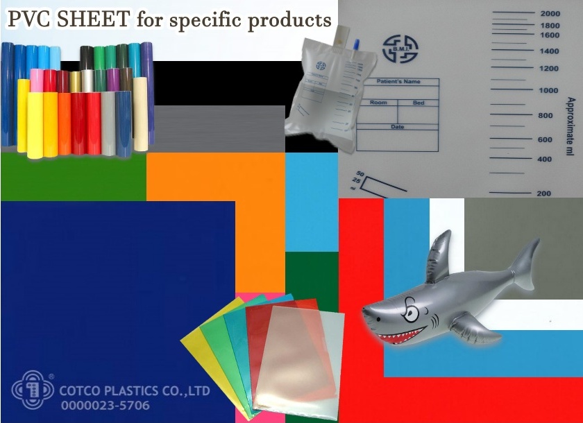 PVC SHEET for specific products