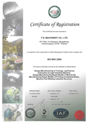 Quality Certified ISO 9001:2008